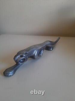 Vintage DP Carter Pontefract Sculpture Juguar Aluminium Engraved 1951 Rare