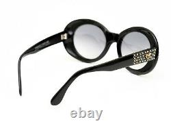 Vintage EMMANUELLE KHANH PARIS EK139 Studded Jeweled CAT EYE Fashion Sunglasses