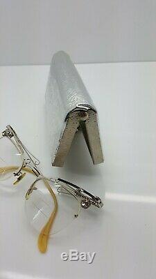 Vintage Eye Glasses, Truly Authentic, Original, With Case, Cat Eye Style Jeweled