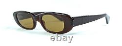 Vintage Persol Ratti Sunglasses Brevett Meflecto Cat Eye Brown Italy 1960's Rare