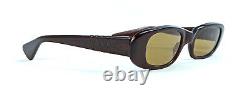 Vintage Persol Ratti Sunglasses Brevett Meflecto Cat Eye Brown Italy 1960's Rare