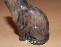 Vintage Royal Copenhagen Porcelain Figurine Bobcat Puma #4783 Cat Denmark 3.2 T