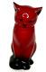 Vintage Royal Doulton Flambe Porcelain Cat Figurine By Charles Noke, 1925 Deco