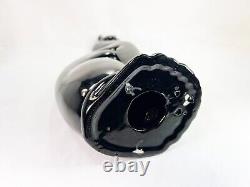 Vintage Royal Haeger Winking Black Cat Figurine Statue Ceramic MCM Egypt Cats