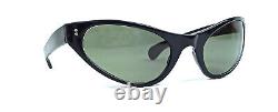 Vintage Shiled Sunglasses Cat Eye 1950's Unisex Black Frame Green Medium Mint