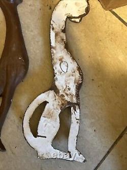Vintage Siamese Cats Ceramic Wall Art Plaques Retro Art Deco Set 15