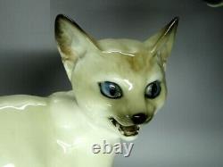 Vintage Siamese Cats Original Hutschenreuther Porcelain Figurine Art Sculpture