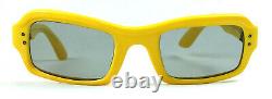 Vintage Yellow Sunglasses France Artistic Rare Mint 1950's unisex nos Cat Eye