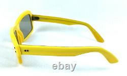 Vintage Yellow Sunglasses France Artistic Rare Mint 1950's unisex nos Cat Eye