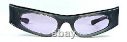 Vintage cat eye sunglasses 1950's ladies nos France blue medium unused purple