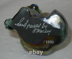 Vntg. Fenton Carnival Glass 1999 3 Pc Cat Figurine Set Limited Edition Numbered