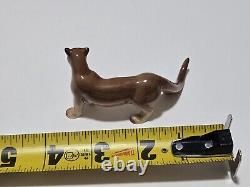 Vtg Hagen Renaker Walking Cougar, Mountain Lion, Wild Cat Figurine Retired HTF