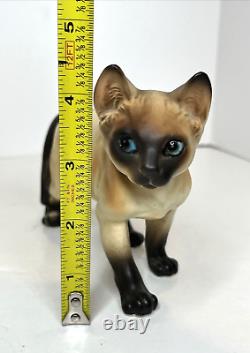 Vtg Porcelain Ceramic Siamese Cat Figurine/Planter Lot of 5 Lefton Napco Japan