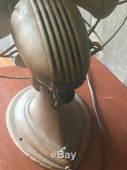 Vtg Westinghouse 2 Speed 14 Oscillating Fan Art Deco Style Cat. No. 12 LA 3 Works