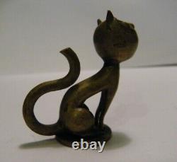 WHW Hagenauer Art Deco Bronze Felix The Cat Austria 1.5 Miniature Figurine