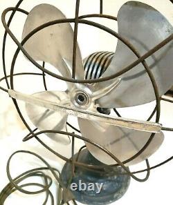 Westinghouse Electric Fan Art Deco Works Cat No 10LA 4 Blade Vintage 1950s