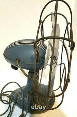 Westinghouse Electric Fan Art Deco Works Cat No 10LA 4 Blade Vintage 1950s