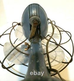 Westinghouse Electric Fan Art Deco Works Cat No 10LA 4 Blade Vintage 1950s