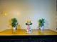 White Ceramic Cat Figurine Showpiece Artifact Abstract Decoration Home & Office