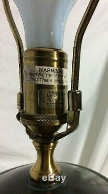 Wildwood Brass Urn Lamp Tripod Cat Claw Foot Torch Art Deco Neoclassical Superb