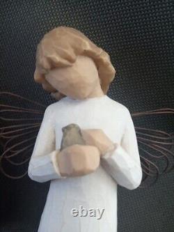Willow Tree 6 PC Angel Of Friendship Girls with Puppy / Cat Figurines