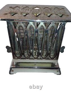 Antique 1914 Art Deco Westinghouse Electric Flip Toaster Works