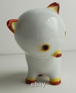Antique Walter Bosse Design Metzler & Ortloff Porcelaine Chat Figurine Vtg Rare