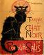Art Deco Cat Vintage Chat Noir Céramique Mural Dosseret Tuile De Bain # 2291