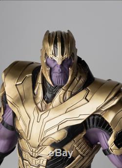 Art Déco Sculpture The Avengers Bad Guy Thanos Statue Bronze