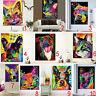 Art Frameless Chien Chat Multi-couleur Imprimer Peinture À L'huile Sur Toile Home Decor