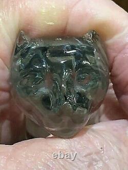 Baccarat Crystal Cat Figurine Chat Égyptien 2601087. Élégant. 6.25
