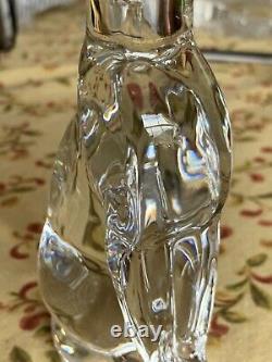 Baccarat Crystal Cat Figurine Chat Égyptien. Élégant. 6,25