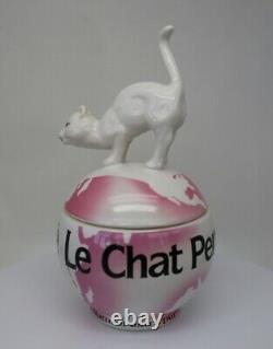Boîte Art Nouveau Style Bijoux Figurine Powder Box Cat Wildlife Art Deco Style Po