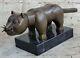 Bronze Sculpture Botero Cat Gato Feline Animal Art Deco Statue Figurine Vente