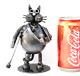 Cadeau De Rétablissement Pour Chat, Sculpture En Métal De Chat, Cadeaux Sympas Pour Lui, Cadeau De Noël
