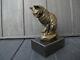 Cat Kitten Bronze Sculpture Art Déco Bronze