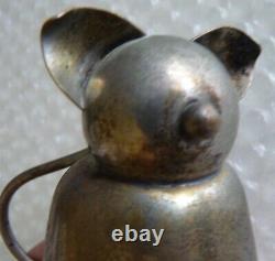 Cat Metal Art Deco Bell Jigger Antique Vintage Barware Napier Fat Cat Neocurio