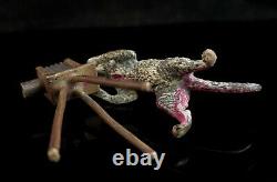 Chat Et Appareil-photo Antiques De Bronze, Bergman, Chat Anthropomorphe