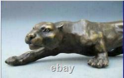 Collection d'œuvres d'art en bronze de jaguar, panthère, léopard et puma dans le style Art Déco