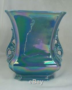 Cowan Poterie Guy Cowan 1924 Lauréat Du Prix Logan Vase 649-b Larkspur Luster