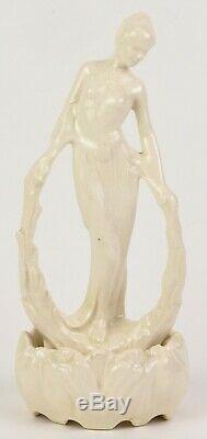 Cowan Poterie Laurel Fleur Grenouille Figure Par R. Guy Cowan 10 Grande Forme 721