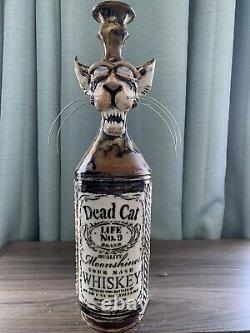 Dead Cat Life No. Bouteille De Whisky 9 De Marque (vide) Par Mitchell Grafton 14tall