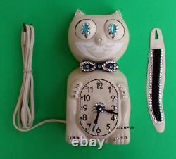 Électrique-kit Investissement De Cat Klock-kat Clock- Withcustom Eyes-vintage-works- USA