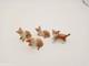 Ensemble De 4 Figurines En Céramique De Chatons Miniatures En Porcelaine, Cadeau De Saint-valentin
