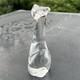 Figurine En Cristal SignÉe Baccarat 4 3/4 Chat Art DÉco Moderniste À Long Cou