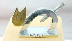 Fab Art Déco Figural Chat Cracker Nut Super Neat Chrome