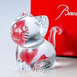 Figurine Baccarat Chat Minimals Chat Objet Figurine 2610097 Parallèle. Tout Neuf