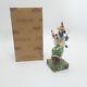 Figurine Jim Shore "délice D'été" Chat Sur Brouette De Pastèque 7,75 Pouces Mib