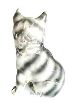 Figurine antique en porcelaine de chat Rosenthal Early Gray, Allemagne