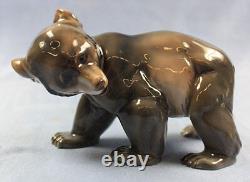 Figurine d'ours brun en porcelaine Rosenthal 1938